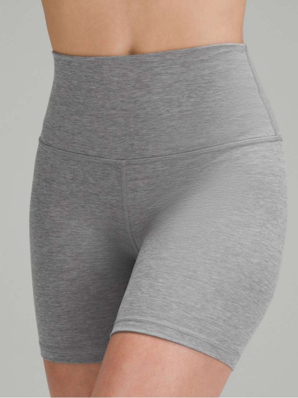 NWT Lululemon Align High Rise Shorts 6" Inseam, HHLR Heathered Gray